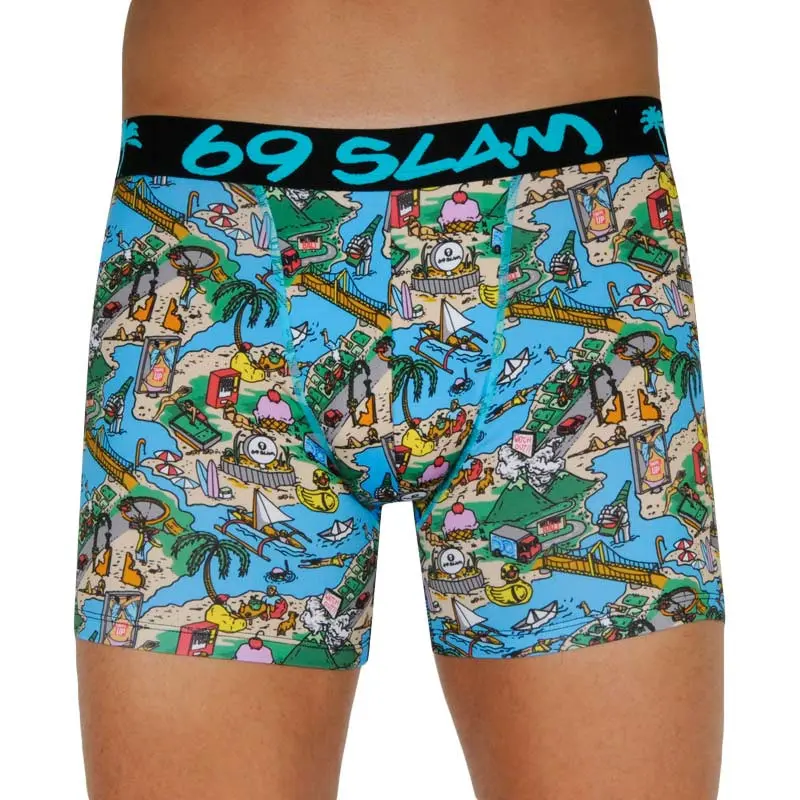 Pánské Boxerky 69SLAM fit bali (MBYBAL-PO) M, trenky / trenýrky