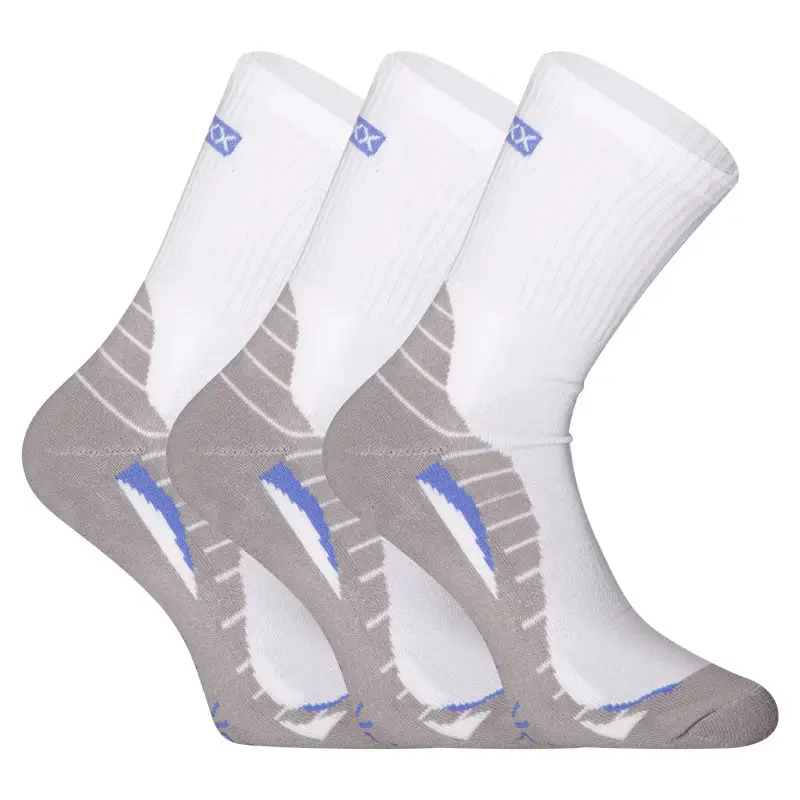 VOXX Ponožky sportovní TRIM bílé (3 páry)