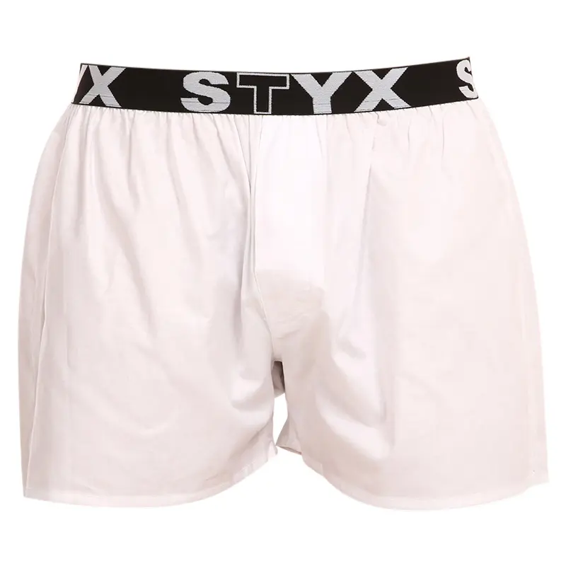 Pánské trenky Styx sportovní guma bílé (B1061)
