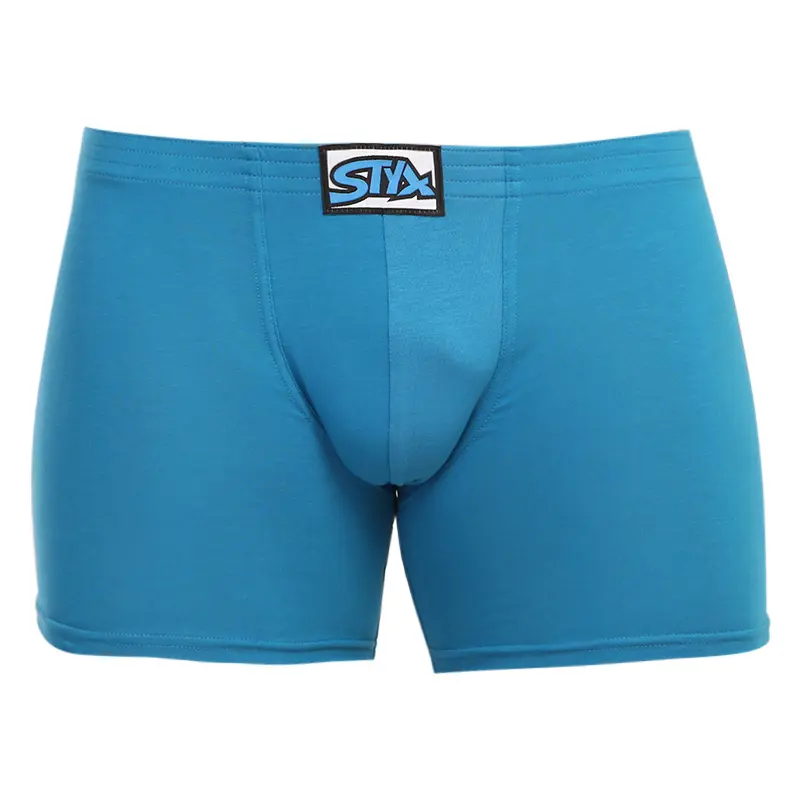 Pánské boxerky Styx long klasická guma modré (F969)
