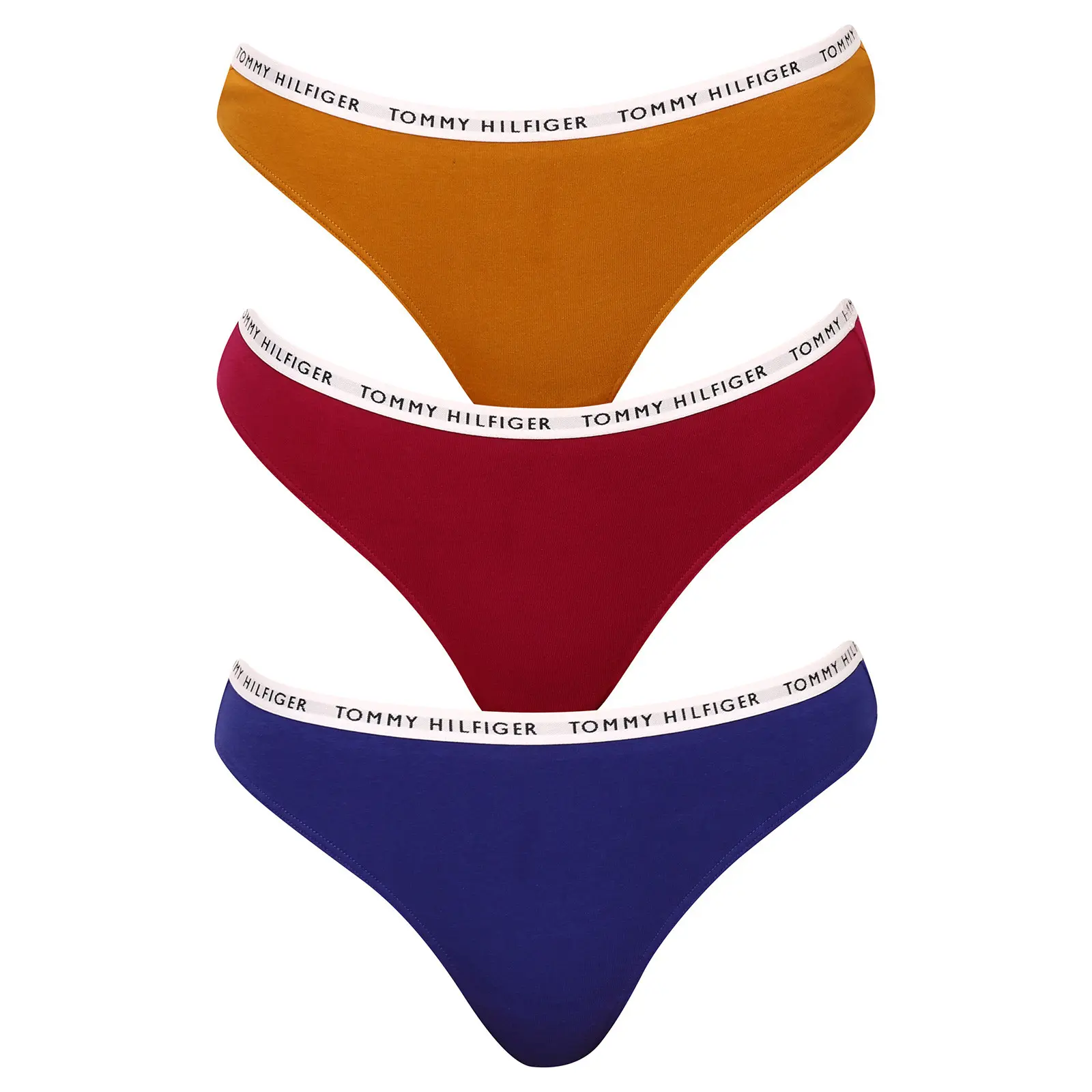 3PACK dámská tanga Tommy Hilfiger vícebarevná (UW0UW02829 0XH) XL