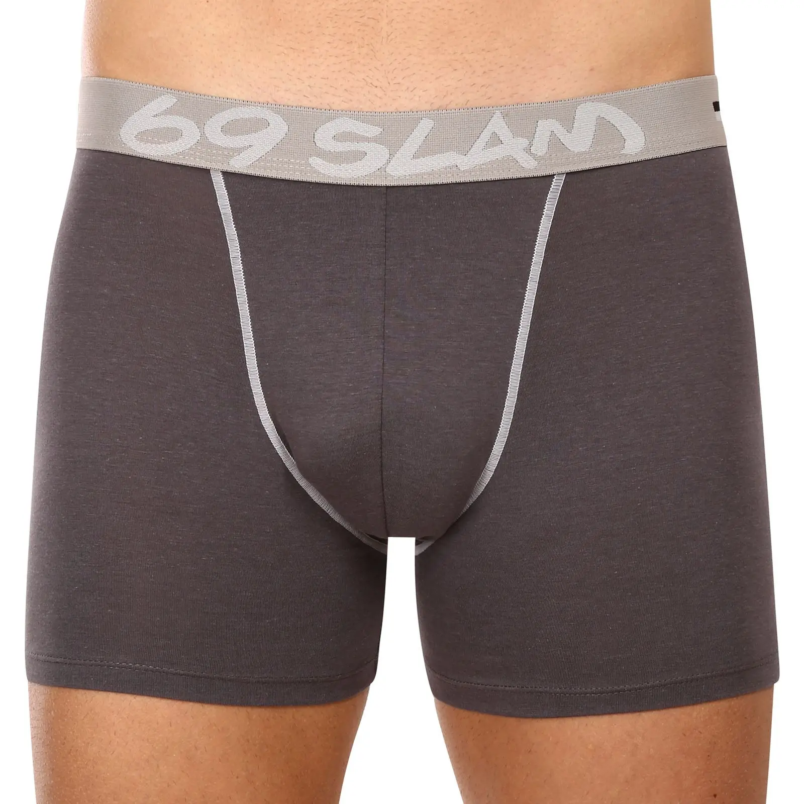 Pánské boxerky 69SLAM fit bamboo plain (MBVPLN-DG) S, trenky / trenýrky
