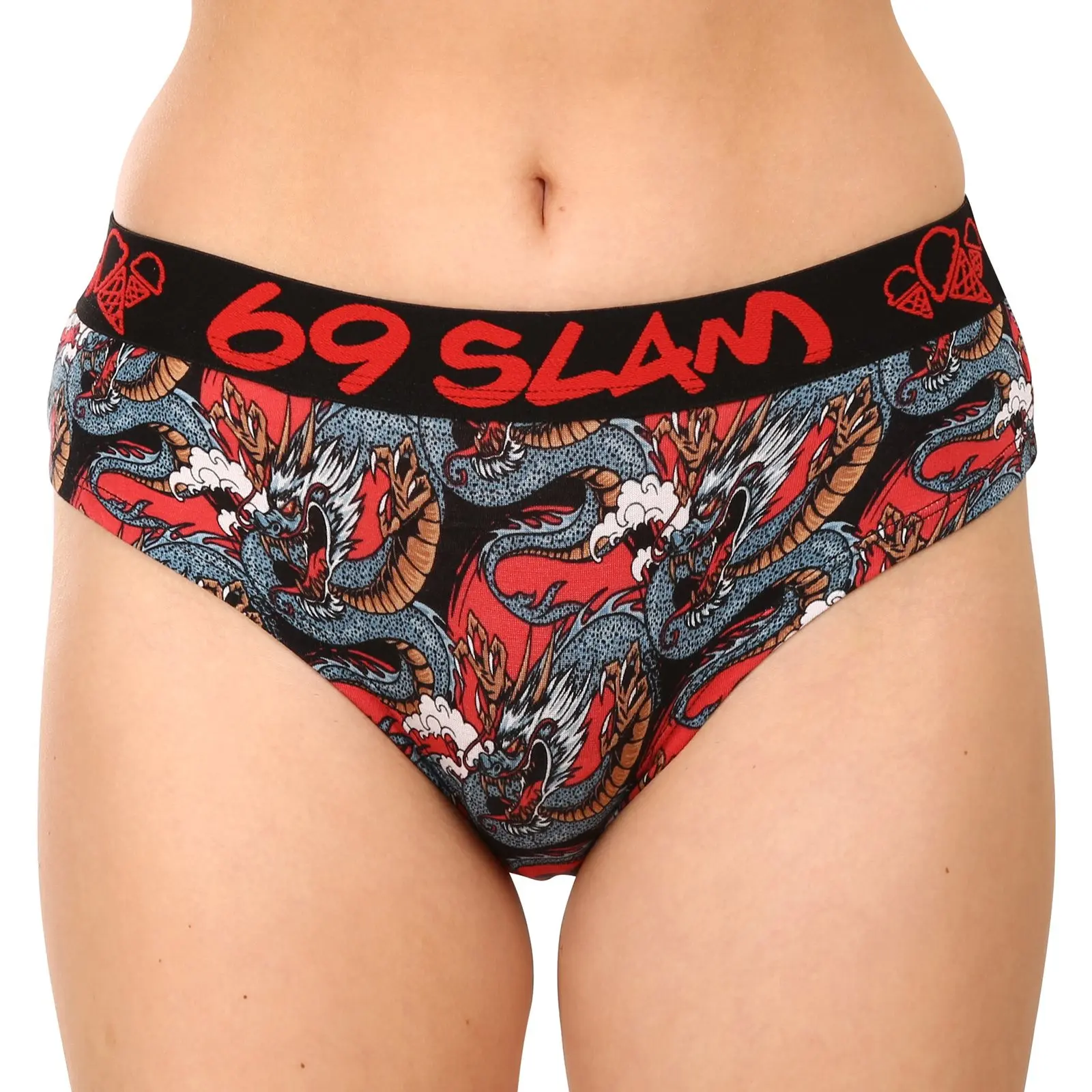 Dámské kalhotky 69SLAM moon dragon red (GWBMND-BB) S
