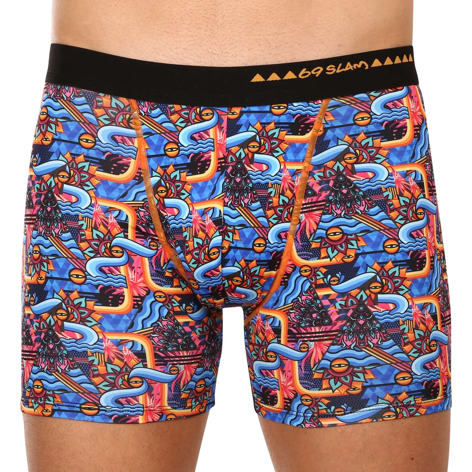 Pánské boxerky 69SLAM fit alien eye (MBYALE-PO) M, trenky / trenýrky