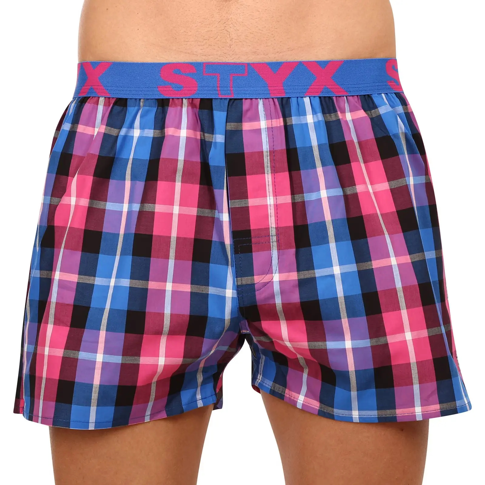 Pánské trenky Styx sportovní guma vícebarevné (B932) XXL, trenýrky