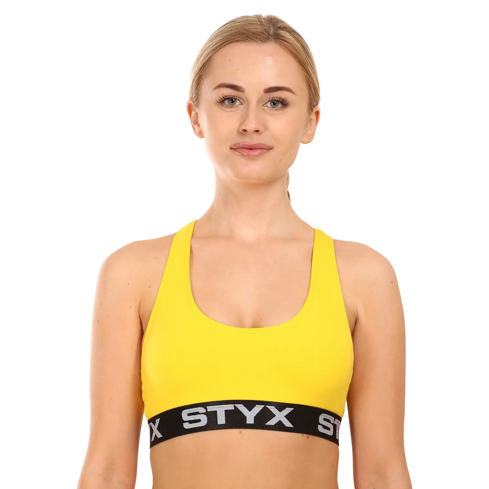 Dámská podprsenka Styx sport žlutá (IP1068)