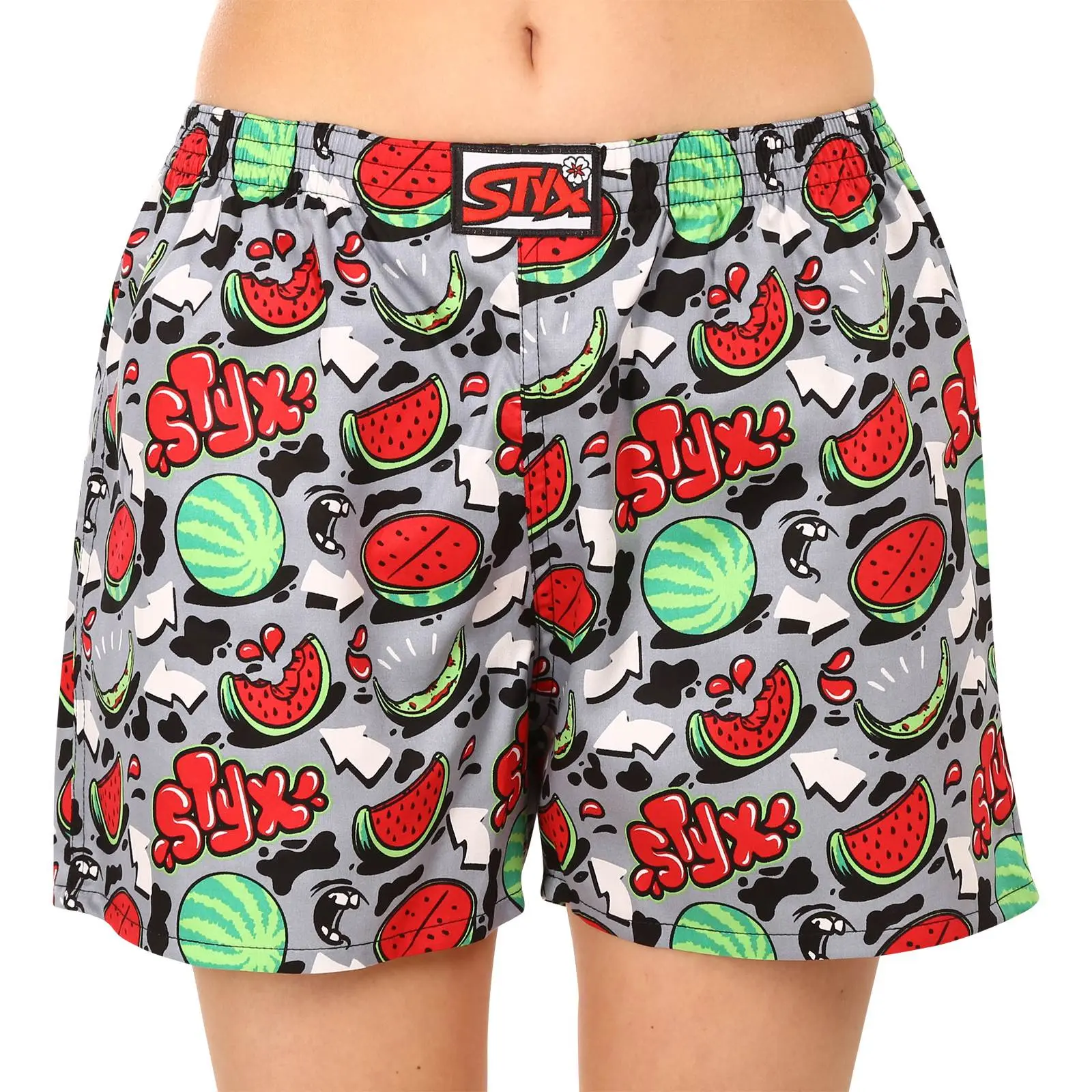 Dámské trenky na spaní Styx melouny (DTD1459)