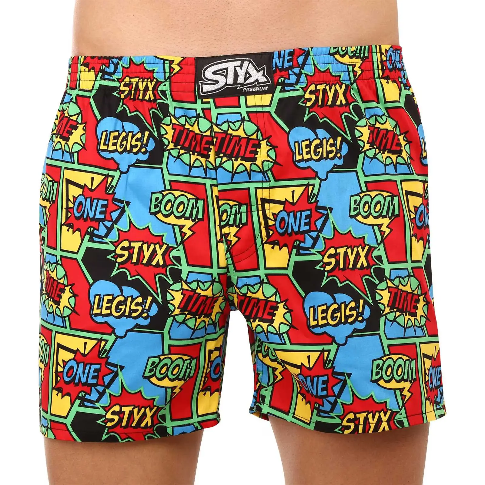 Pánské trenky Styx premium art klasická guma boom (AP955)