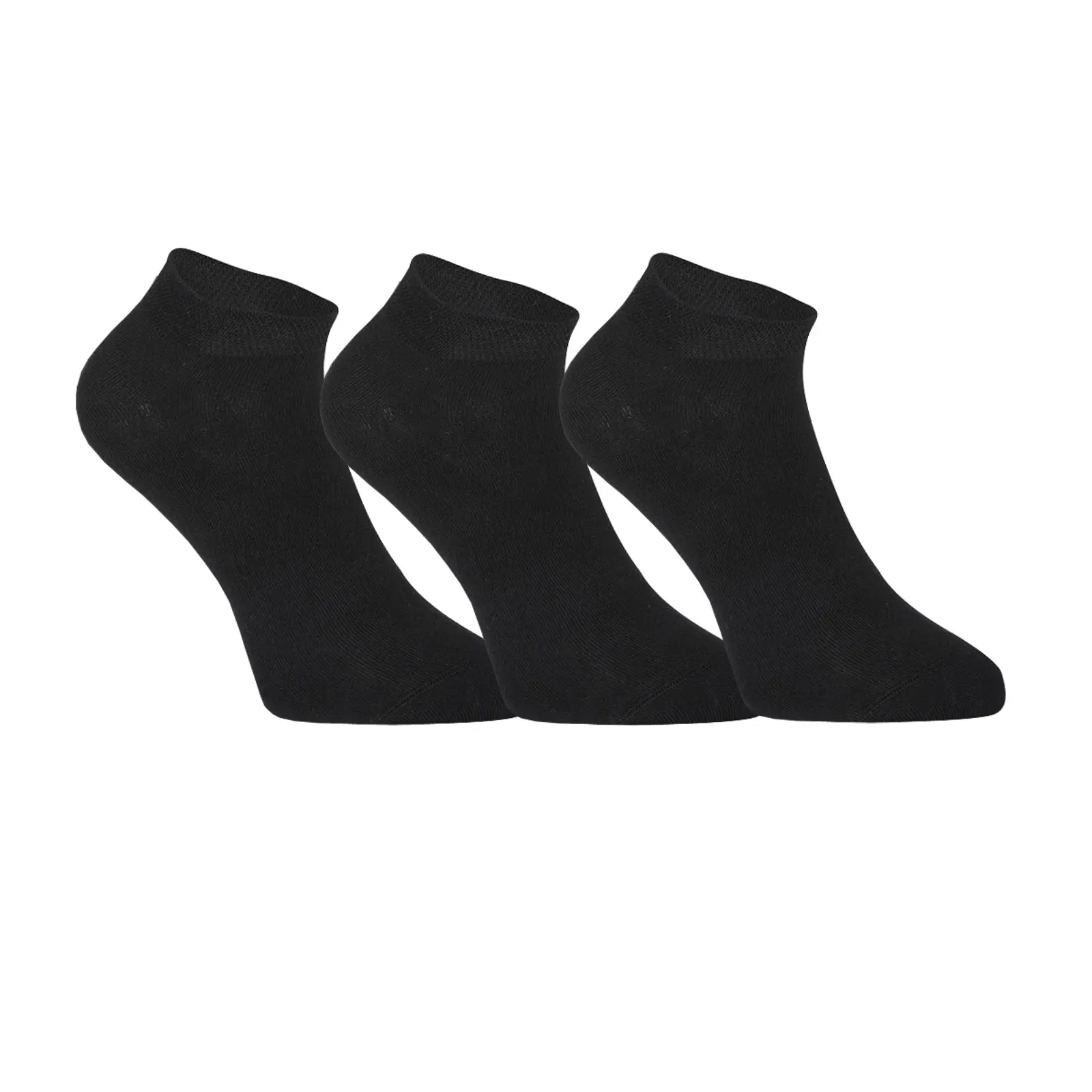 3PACK ponožky Styx nízké bambusové černé (3HBN960)