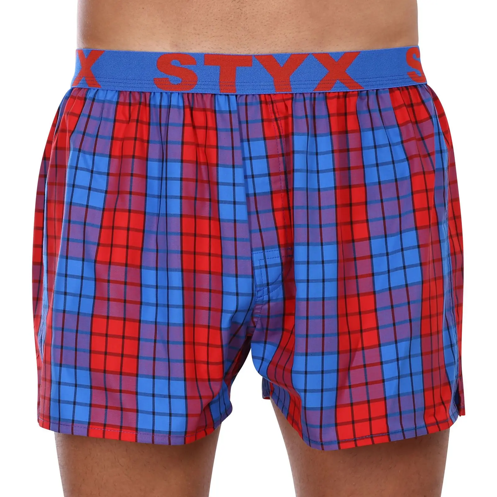 Pánské trenky Styx sportovní guma vícebarevné (B1001) S, trenýrky