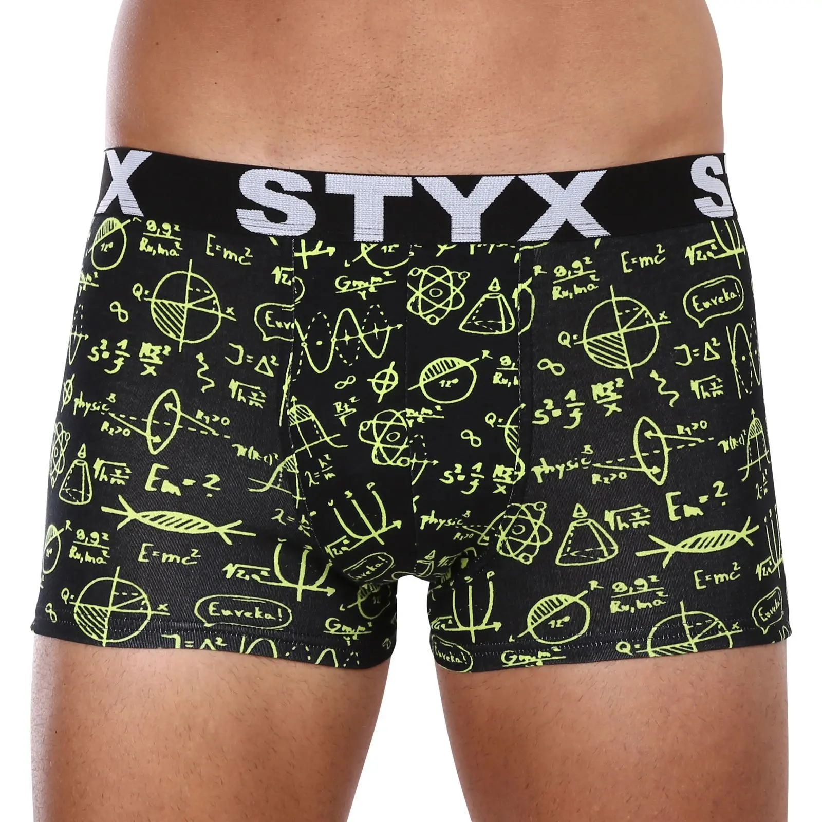 Pánské boxerky Styx art sportovní guma fyzika (G1652) XXL, trenky / trenýrky