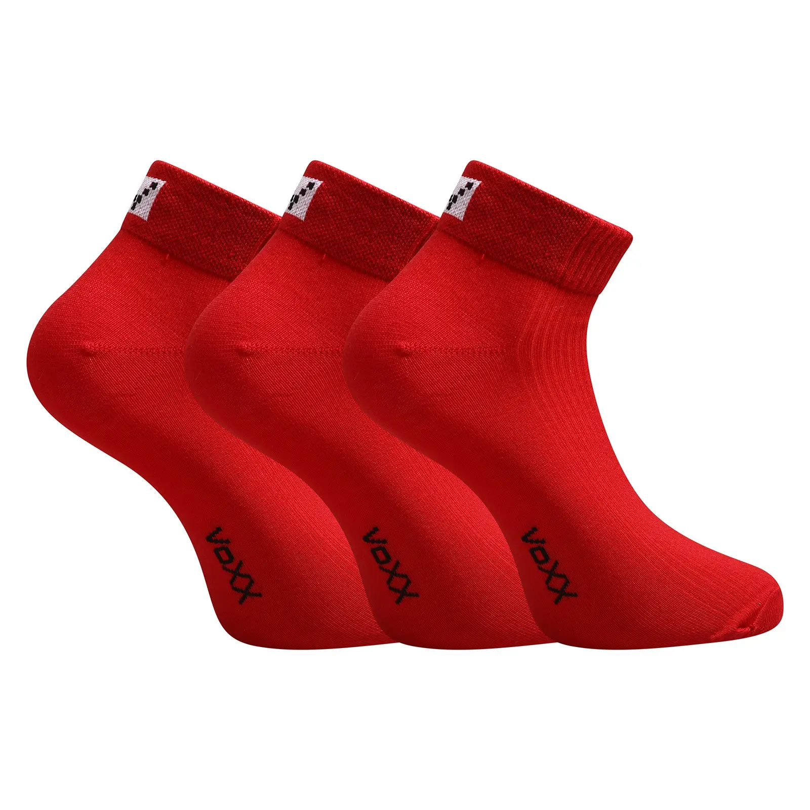 3PACK ponožky VoXX červené (Setra)