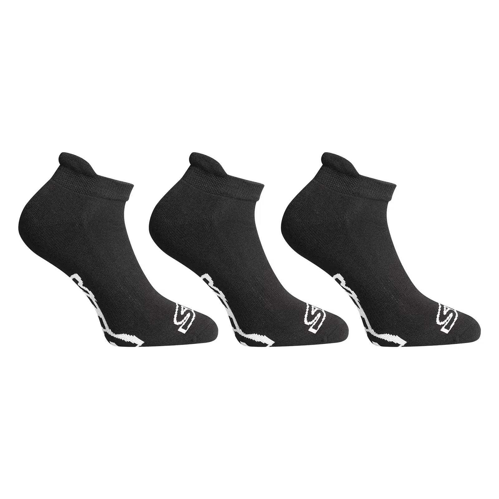 3PACK ponožky Styx nízké černé (3HN960)