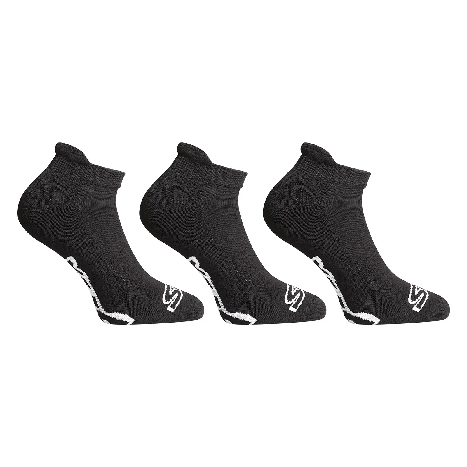 3PACK ponožky Styx nízké černé (3HN960)