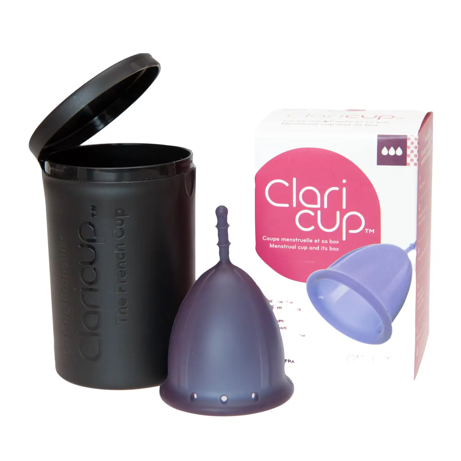 Menstruační kalíšek Claricup Violet 3 (CLAR08)