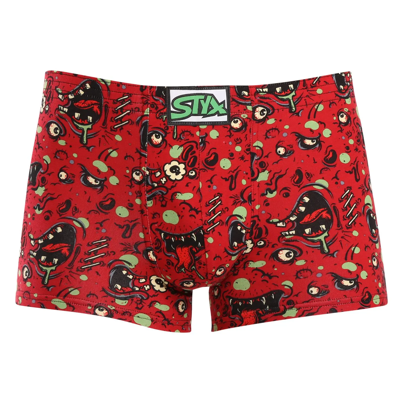 Pánské boxerky Styx art klasická guma zombie (Q1451)