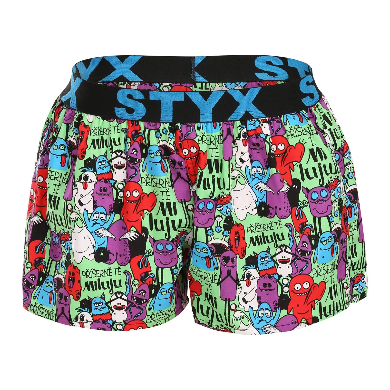 Dámské trenky Styx art sportovní guma příšerky (T1555)