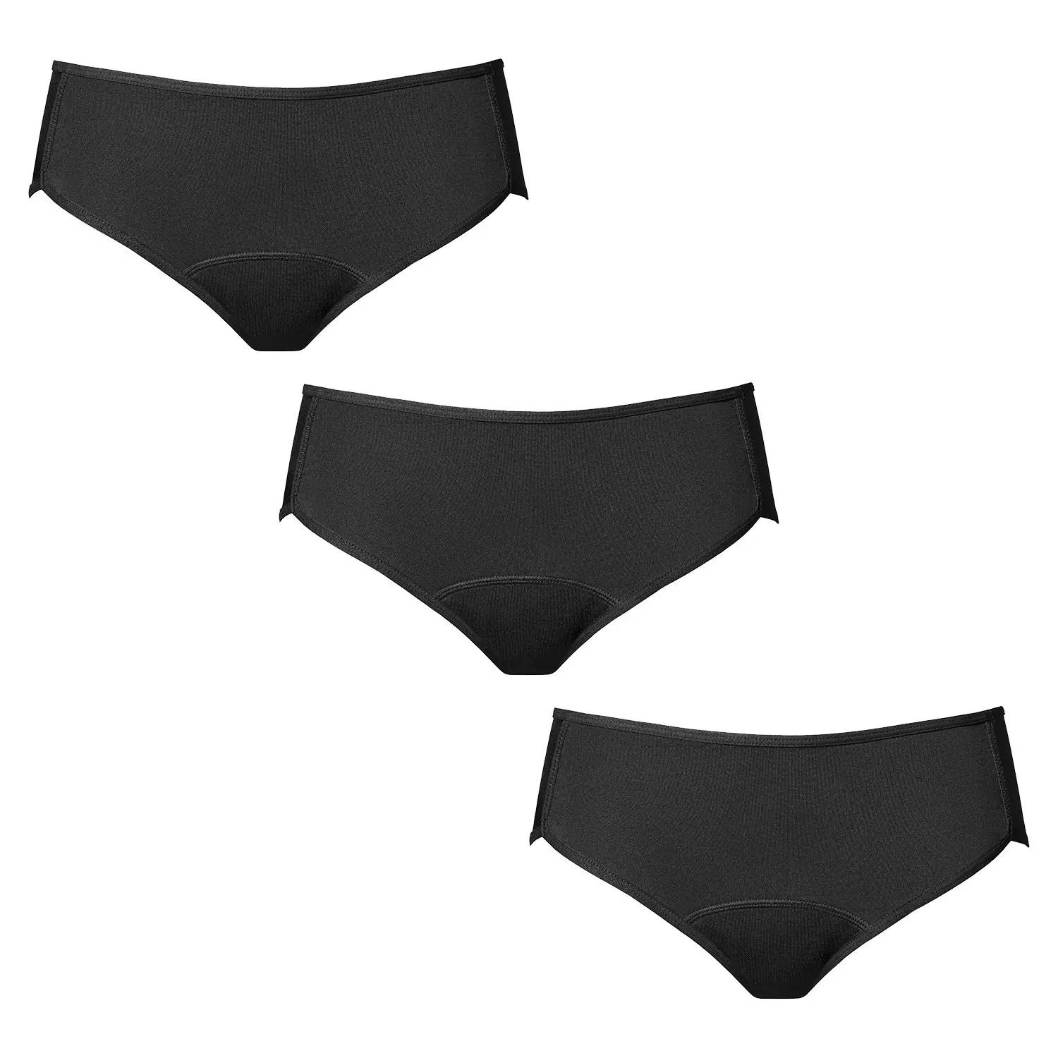 3PACK Menstruační kalhotky Love Luna Midi (LOVE201)