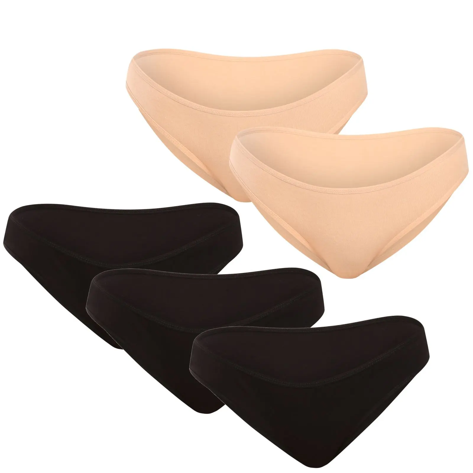 5PACK dámské kalhotky Nedeto vícebarevné (5NK002) S