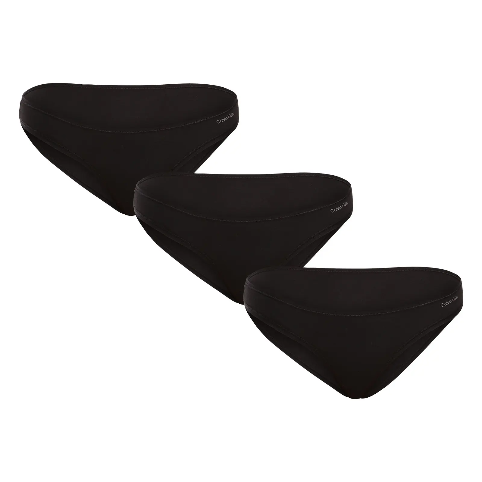 3PACK dámské kalhotky Calvin Klein černé (QD5218E-UB1) S