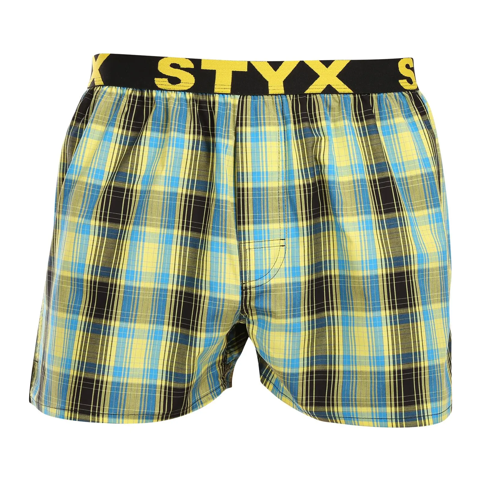 Pánské trenky Styx sportovní guma vícebarevné (B1021) L, trenýrky
