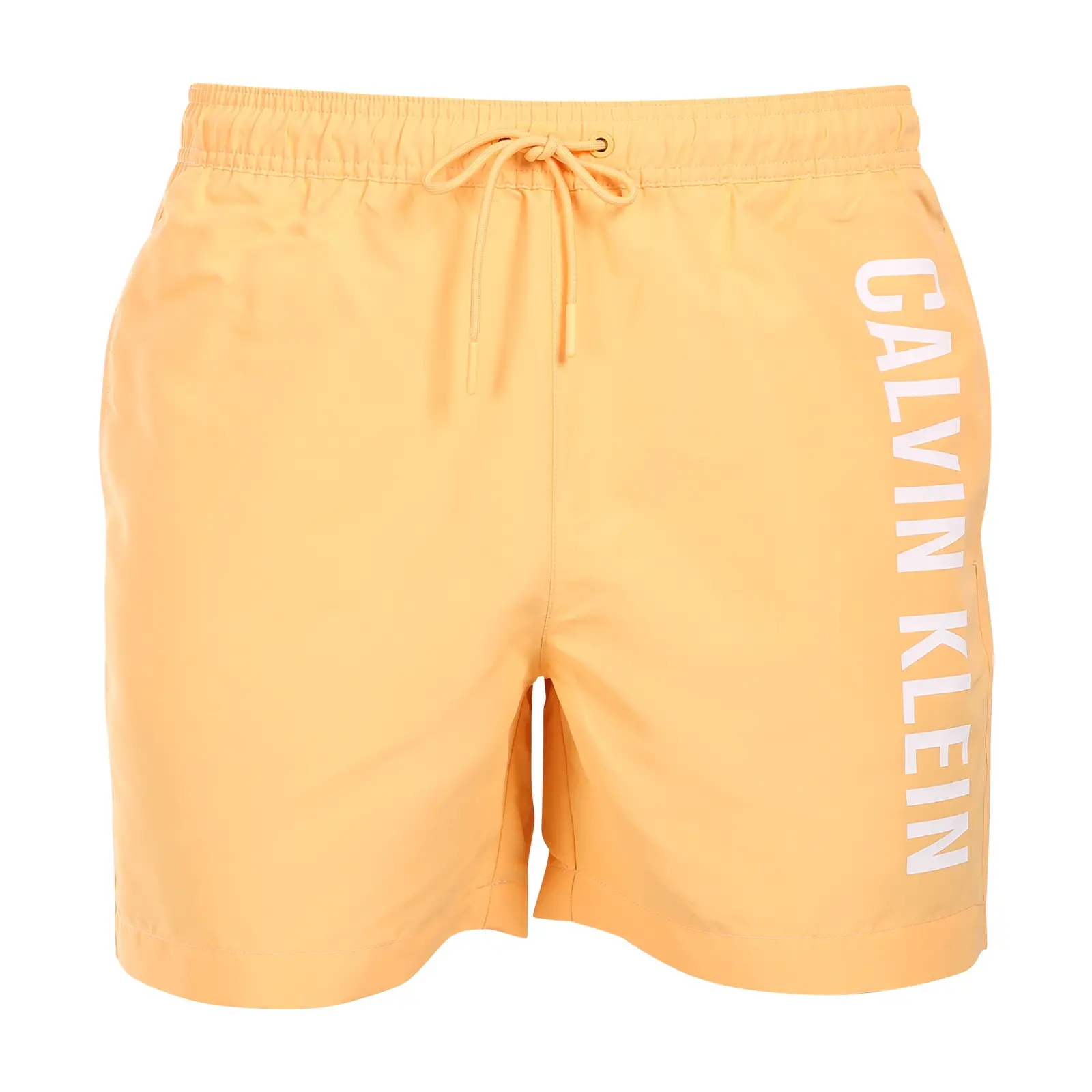 Pánské plavky Calvin Klein oranžové (KM0KM01004-SAN)