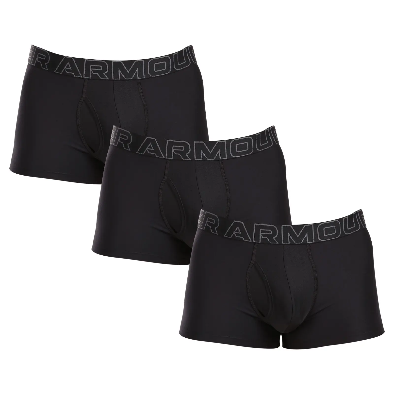 3PACK pánské boxerky Under Armour černé (1383882 001) M, trenky / trenýrky