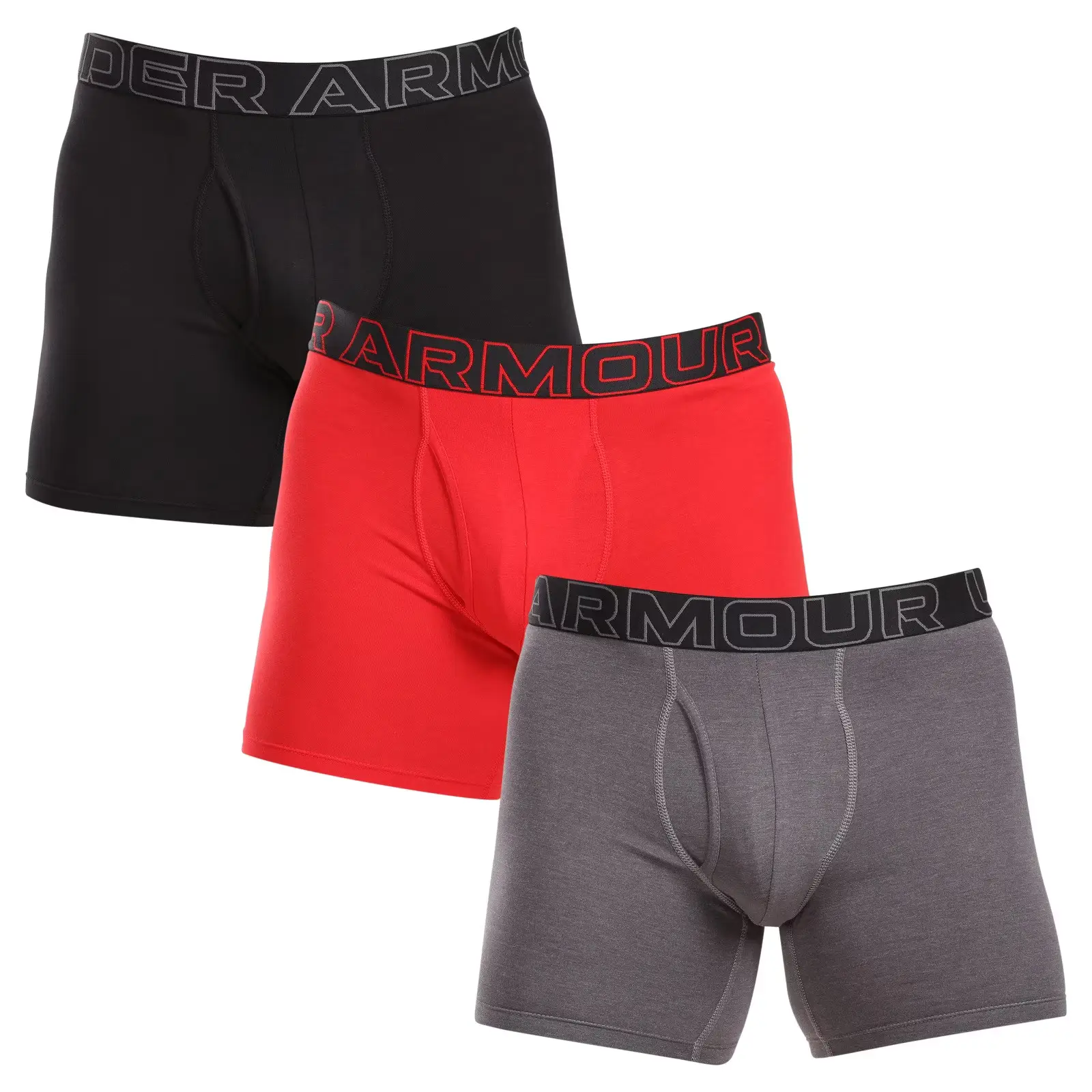Sada tří boxerek Under Armour M UA Perf Cotton 6in