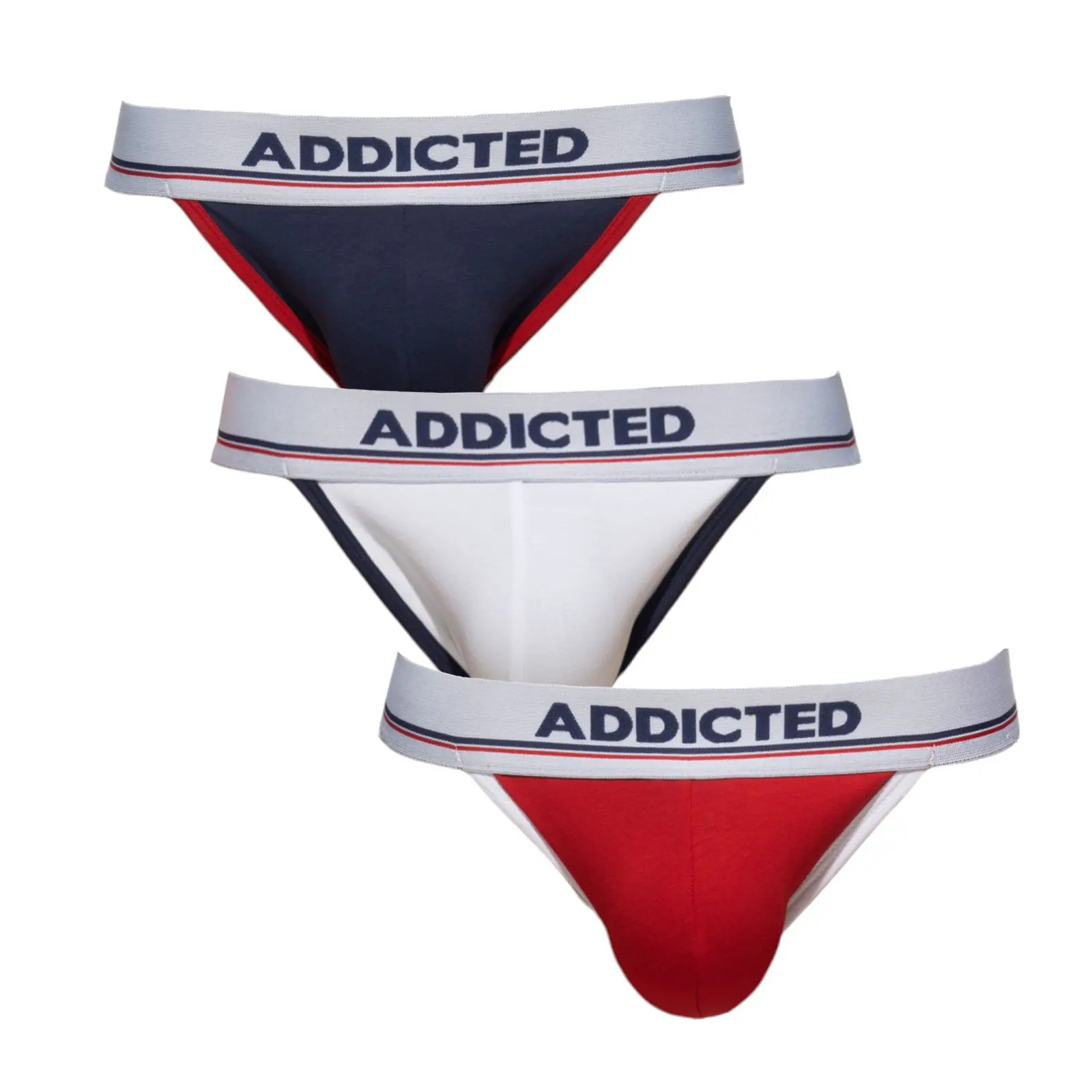 3PACK pánské jocksy Addicted vícebarevné (AD1010P-3COL)