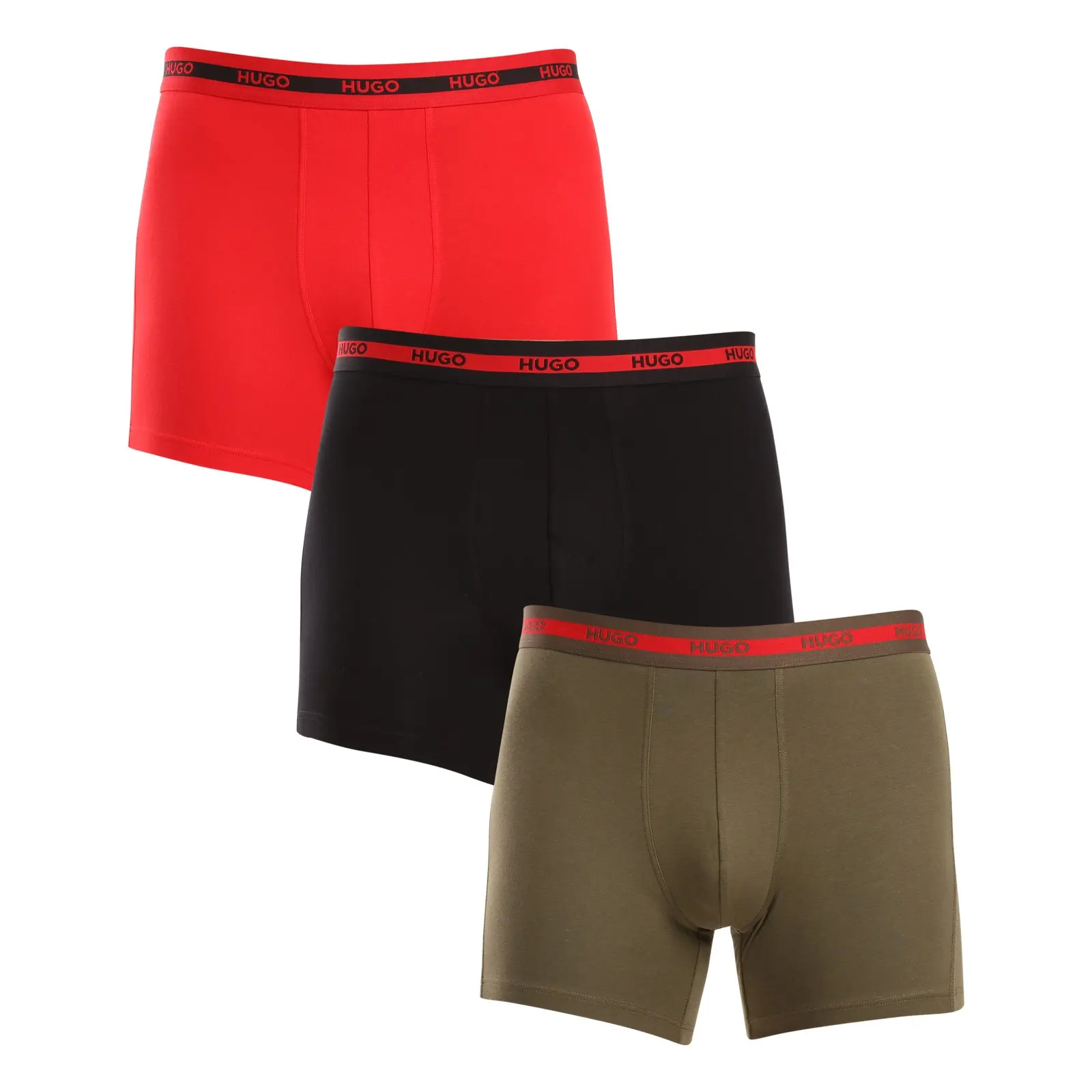 3PACK pánské boxerky HUGO vícebarevné (50520475 971) M, trenky / trenýrky