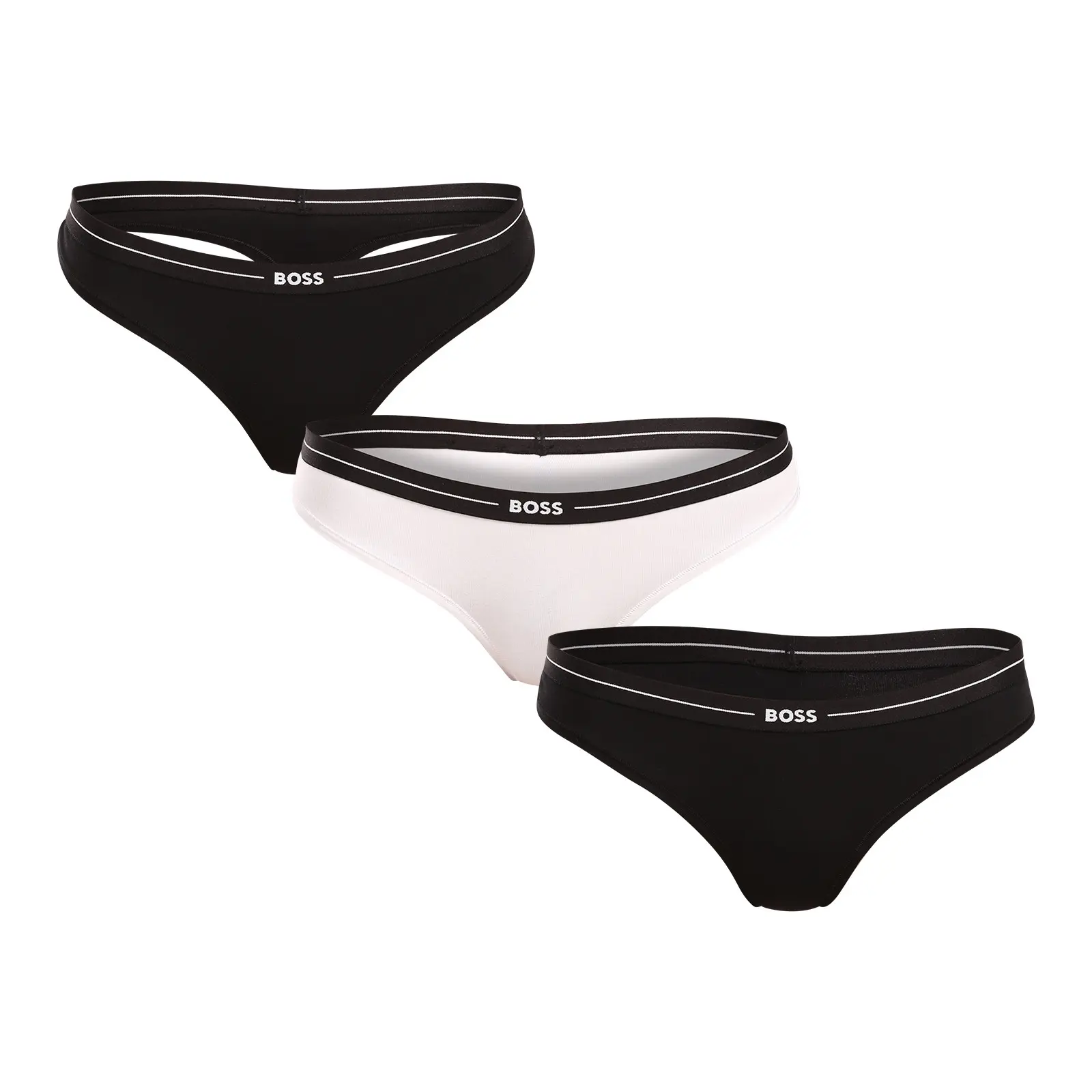 3PACK dámská tanga BOSS vícebarevné (50510030 120)