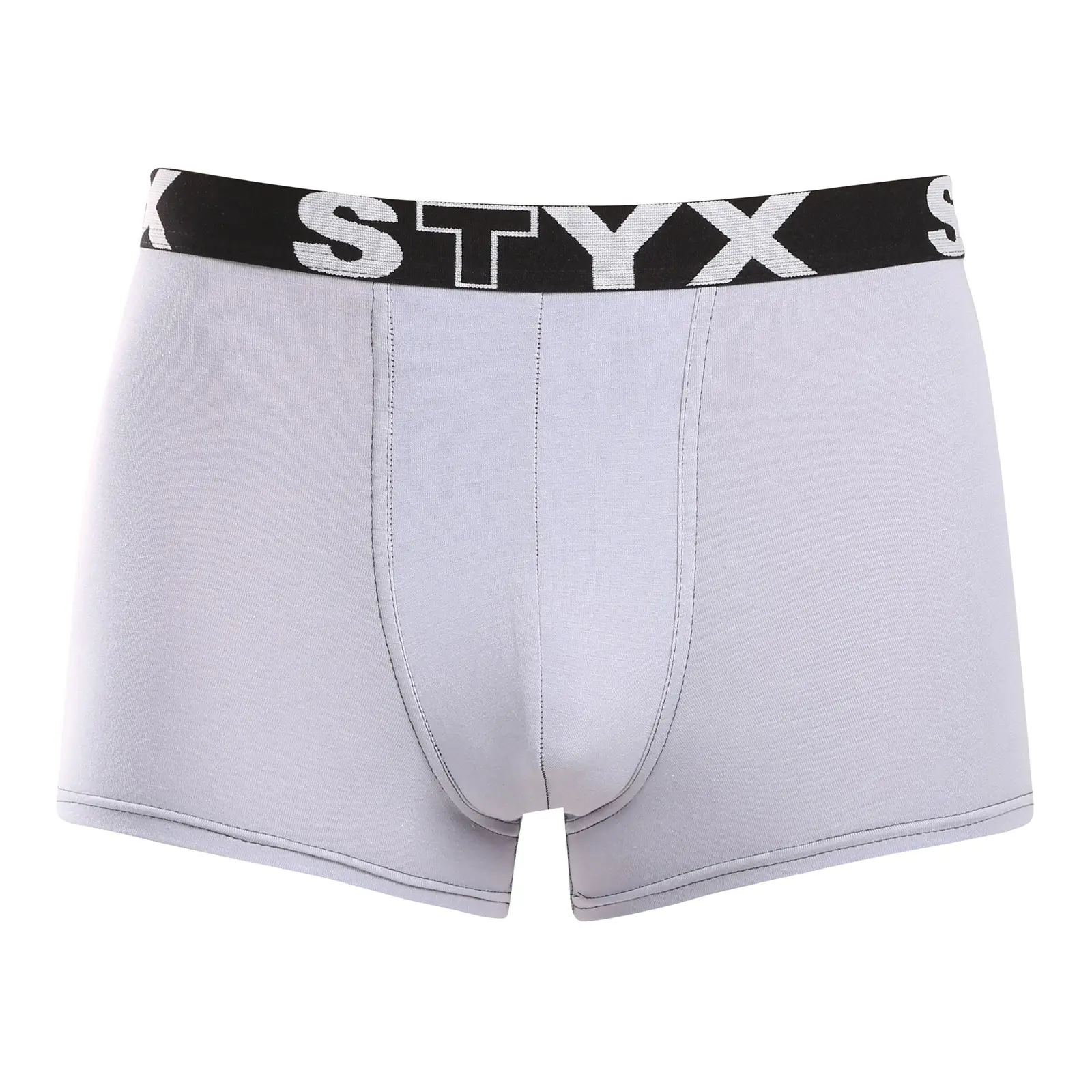 Pánské boxerky Styx sportovní guma světle šedé (G1062) S, trenky / trenýrky
