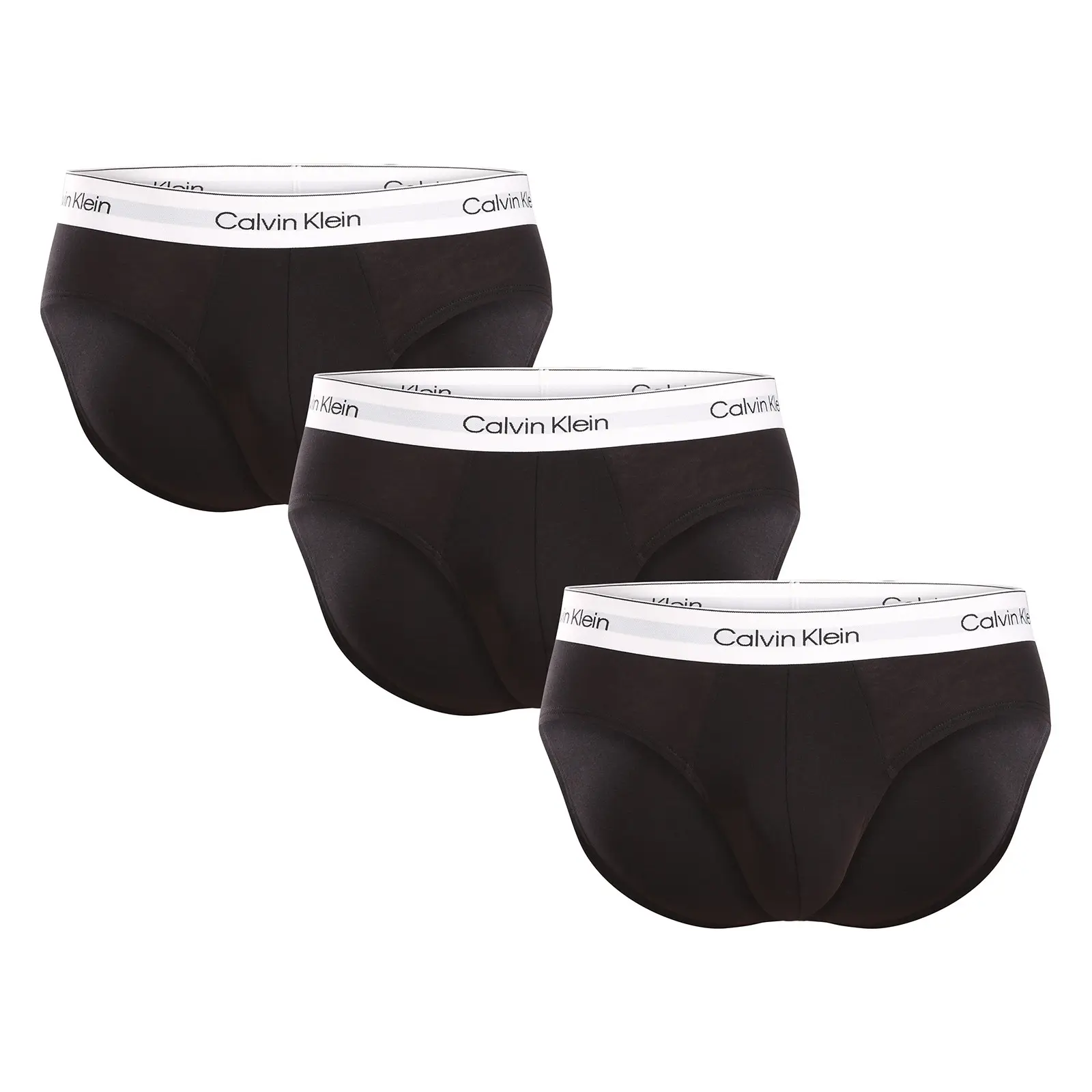 3PACK pánské slipy Calvin Klein černé (NB3962A-UB1) M