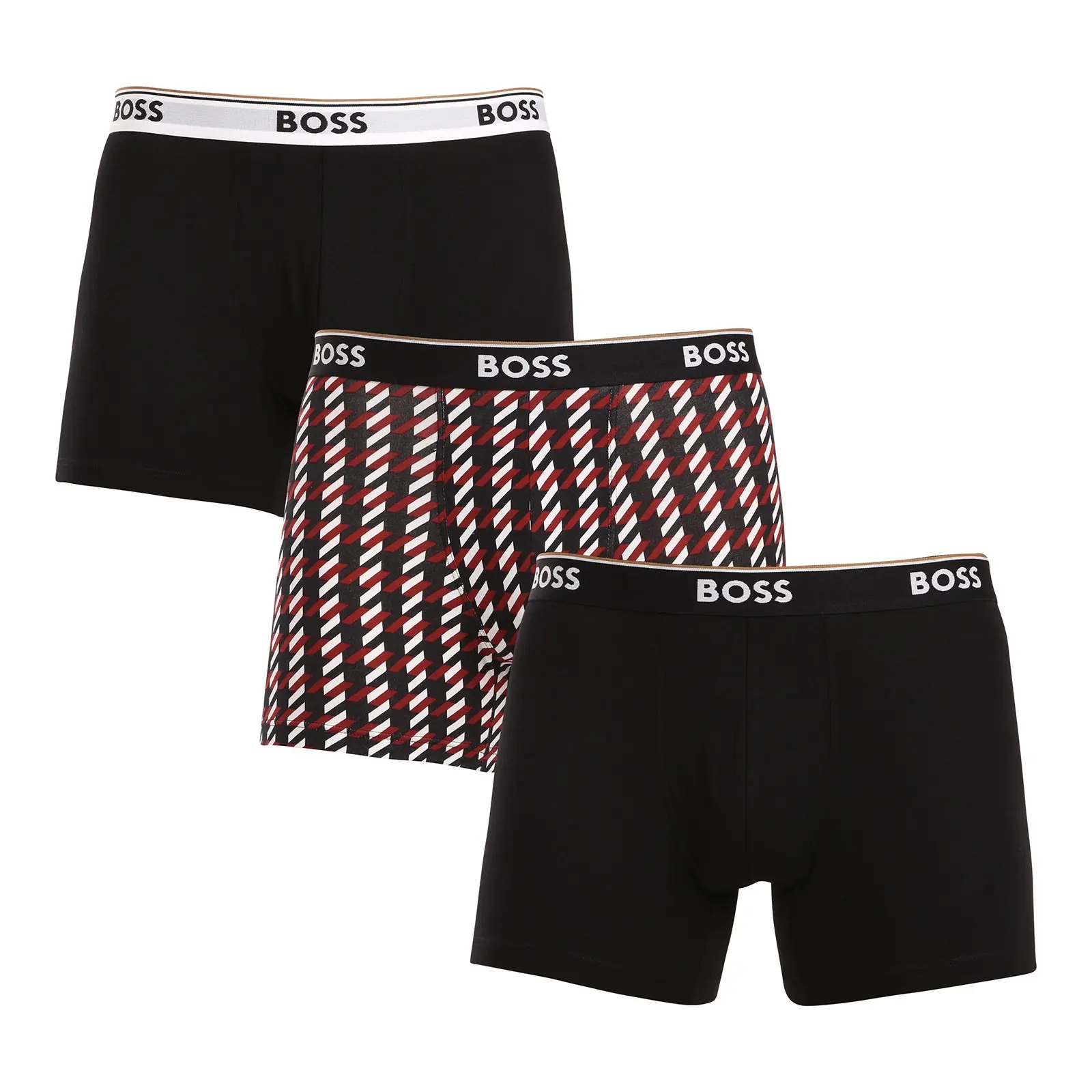 3PACK pánské boxerky BOSS vícebarevné (50524533 963) M, trenky / trenýrky