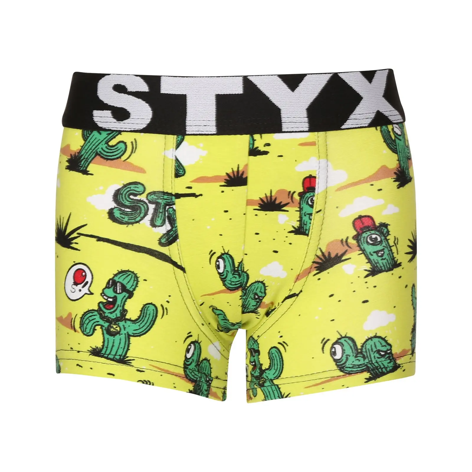 Dětské boxerky Styx art sportovní guma kaktusy (GJ1351)