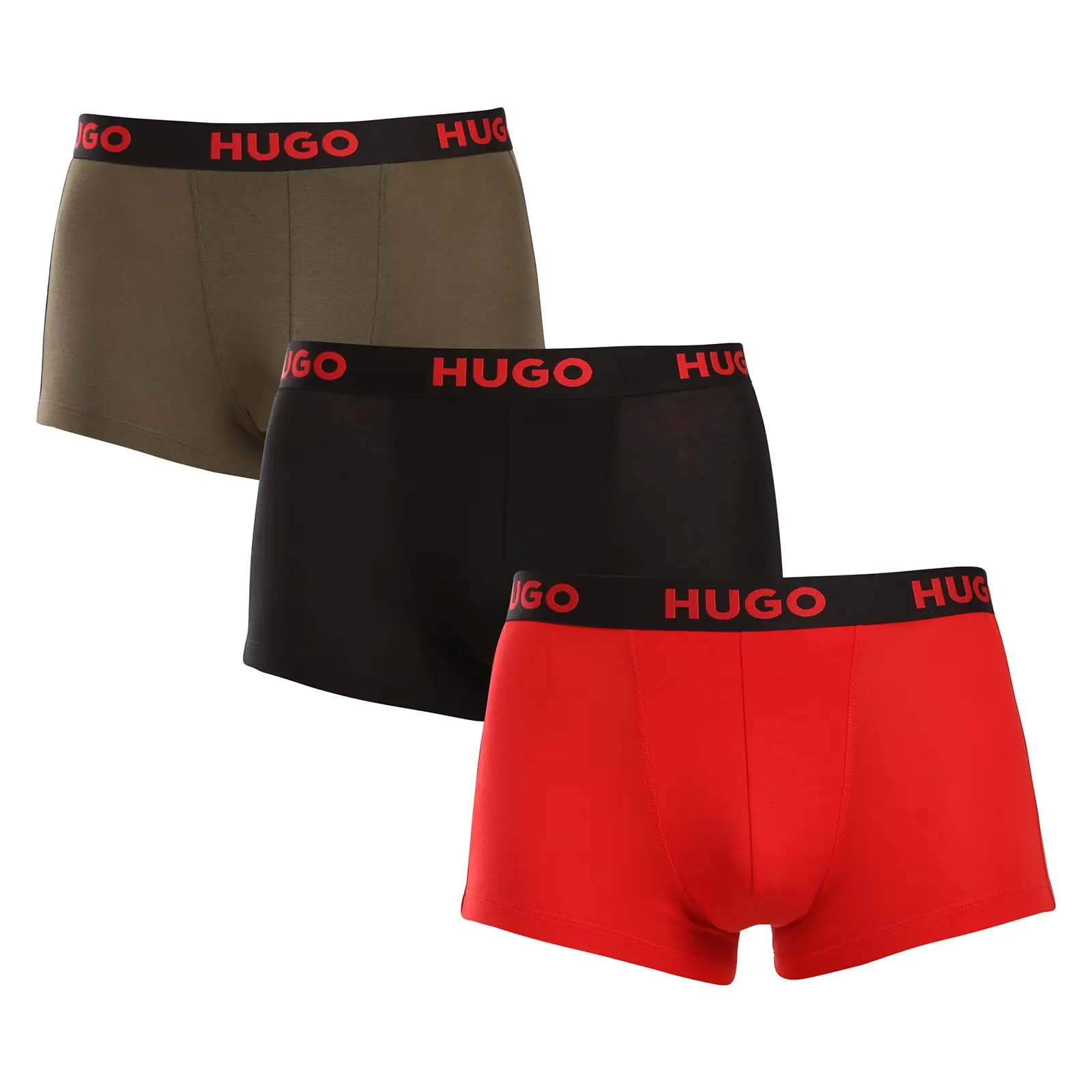 3PACK pánské boxerky HUGO vícebarevné (50496723 965) S, trenky / trenýrky