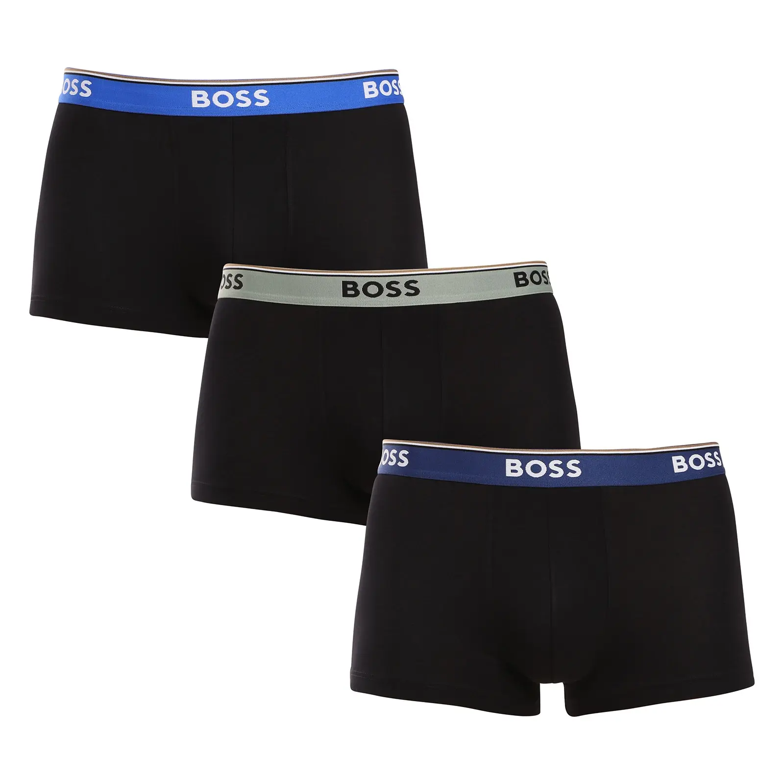 3PACK pánské boxerky BOSS černé (50517827 969) M, trenky / trenýrky