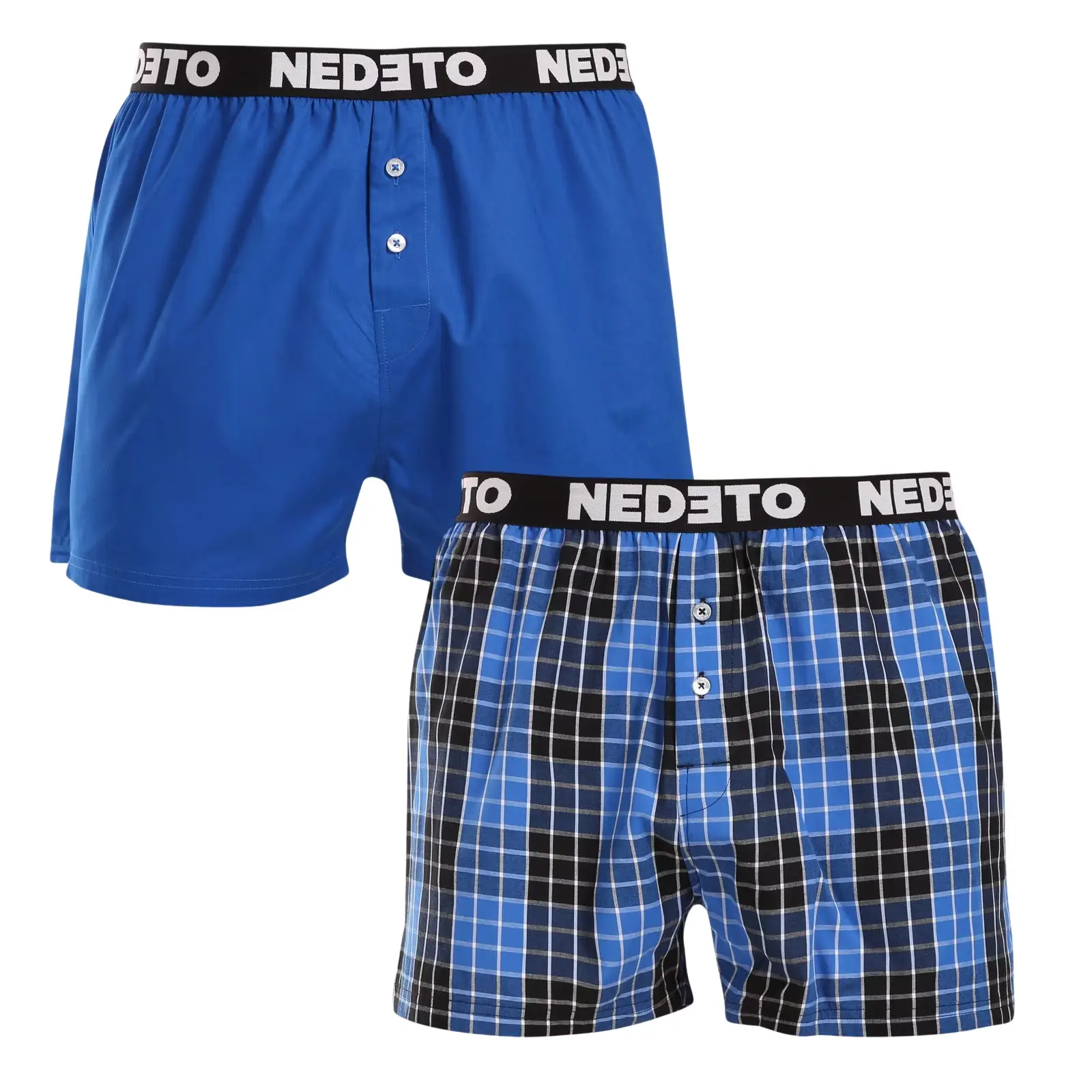 2PACK pánské trenky Nedeto vícebarevné (2NTC012)