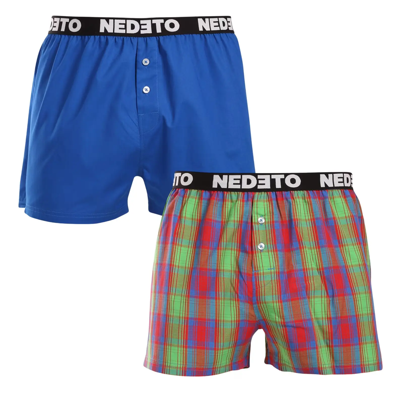 2PACK pánské trenky Nedeto vícebarevné (2NTC008)