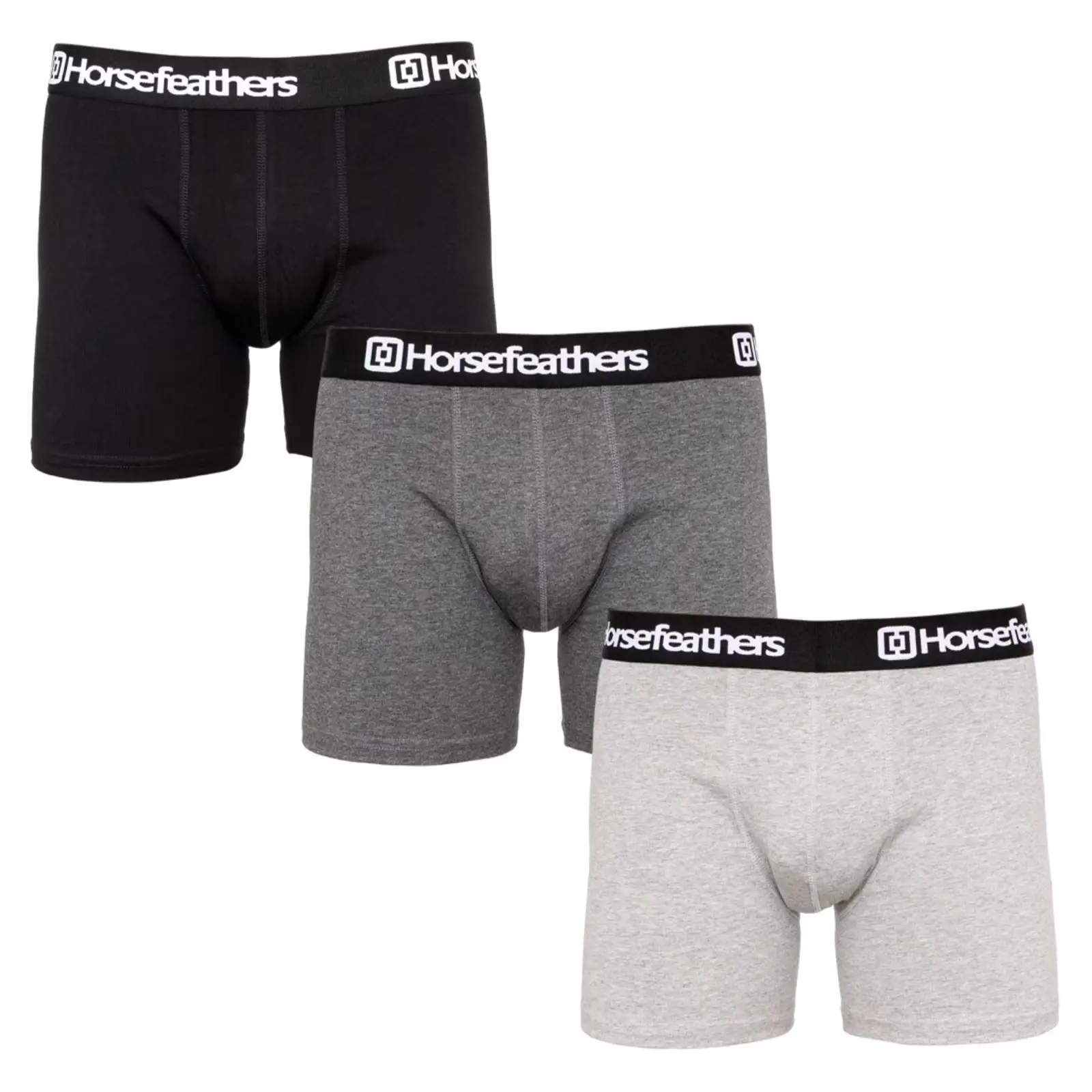 3PACK pánské boxerky Horsefeathers vícebarevné (AM067D)