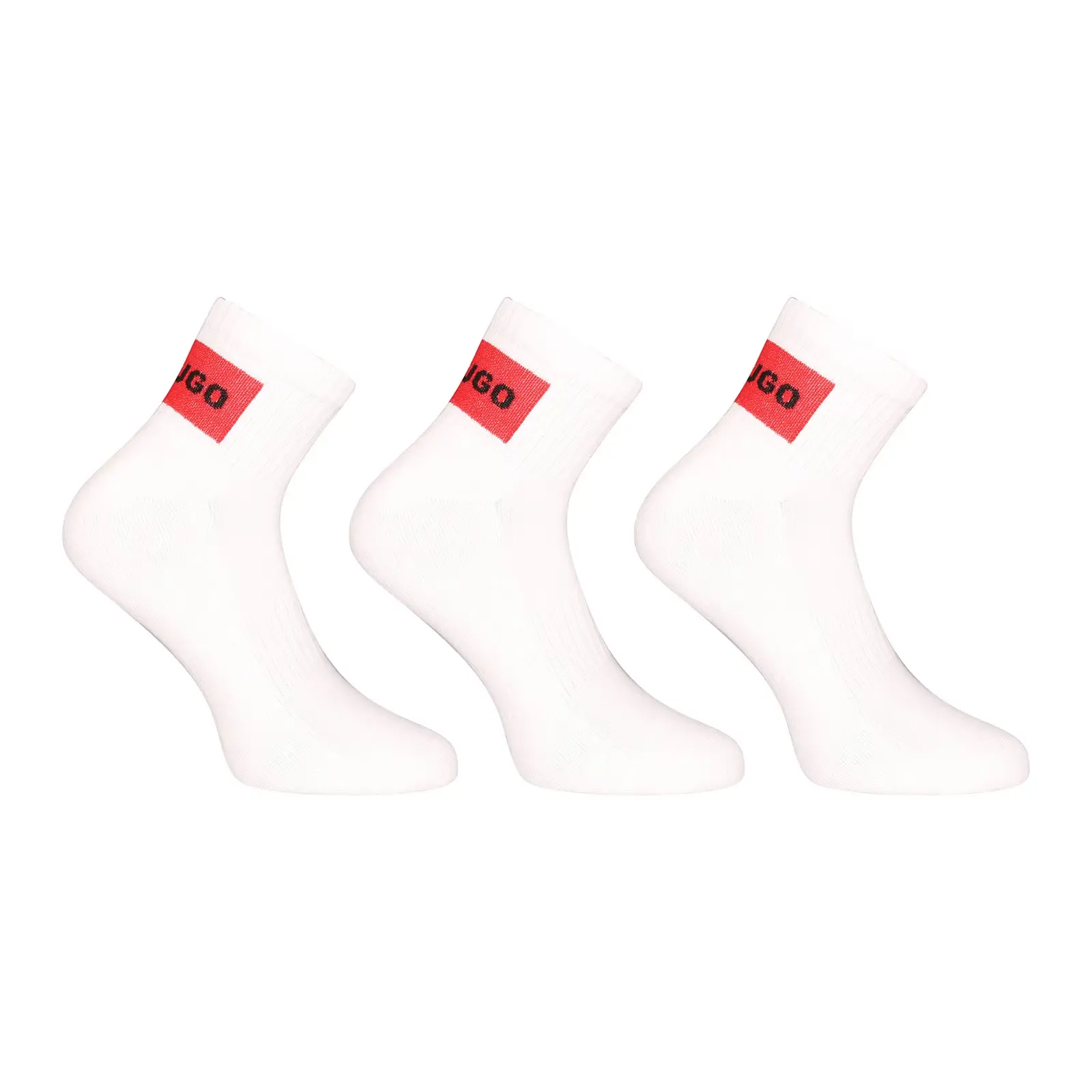 3PACK ponožky HUGO bílé (50541597 100) M