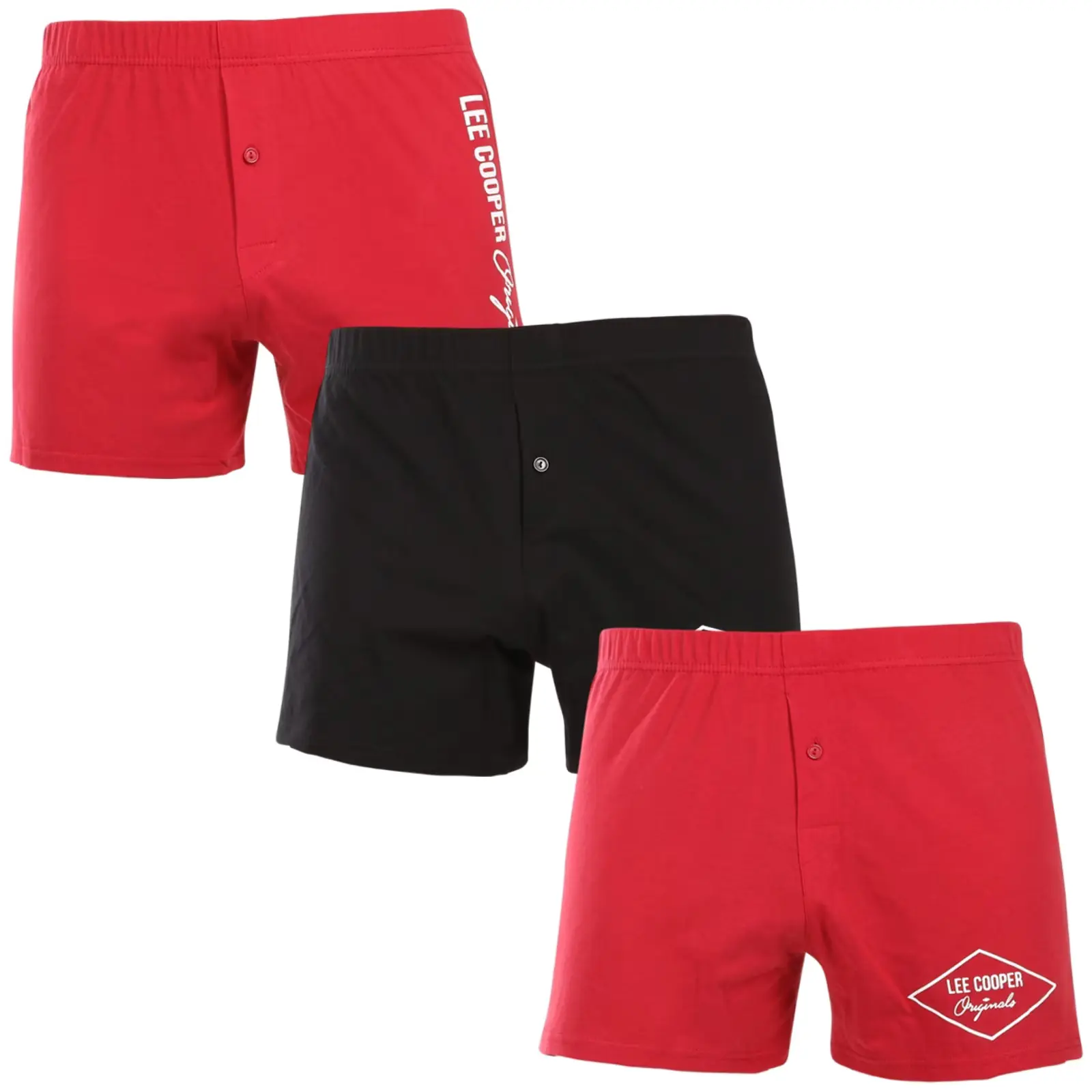 3PACK pánské trenky Lee Cooper vícebarevné (3xPO38819/2) M, trenýrky