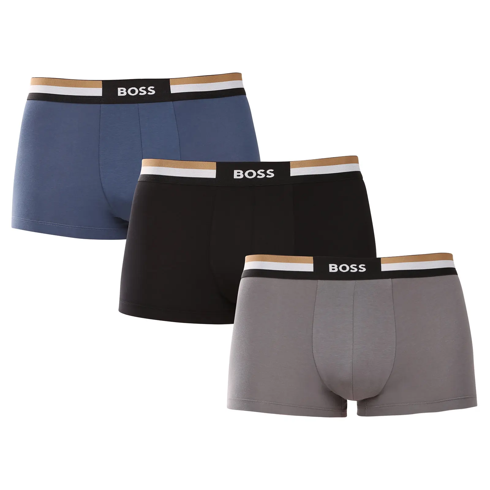 3PACK pánské boxerky BOSS vícebarevné (50516542 981) M, trenky / trenýrky