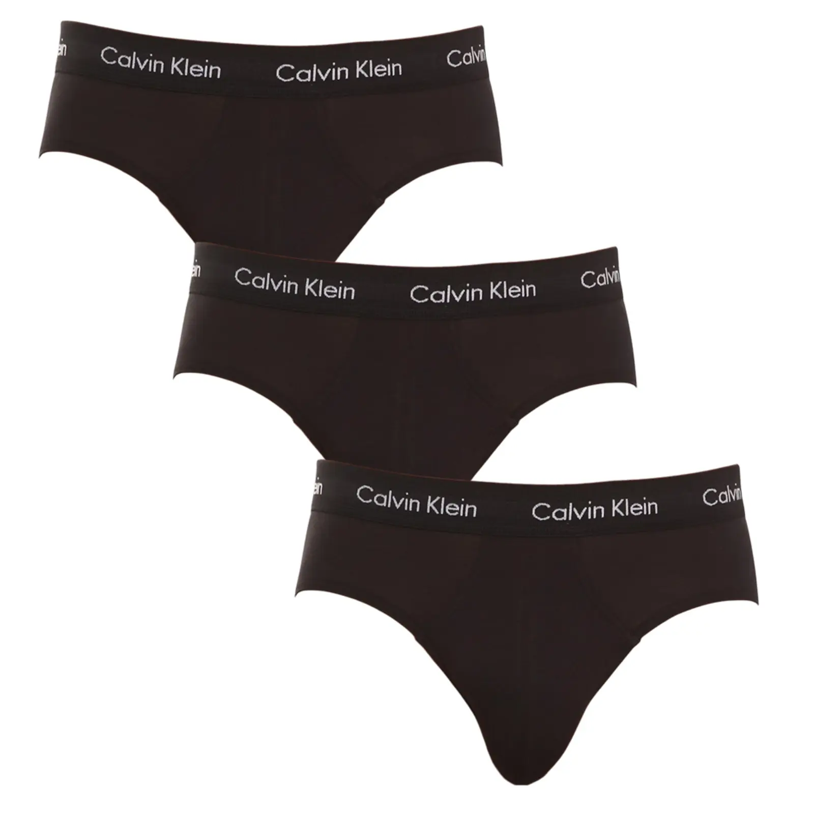 3PACK pánské slipy Calvin Klein černé (U2661G-XWB) M