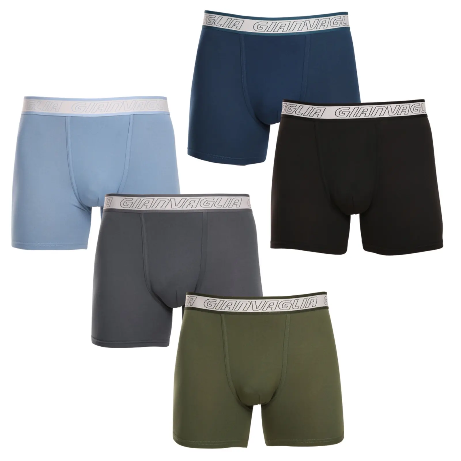 5PACK pánské boxerky Gianvaglia vícebarevné (GVG-5013)