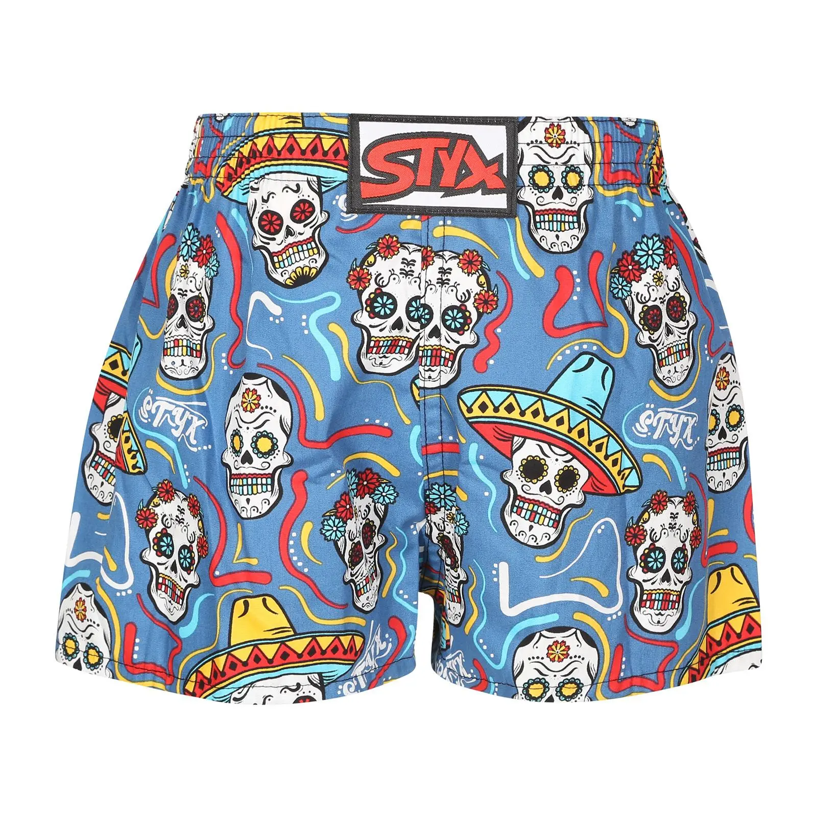 Dětské trenky Styx art klasická guma lebky (J1856) 9-11 let, trenýrky