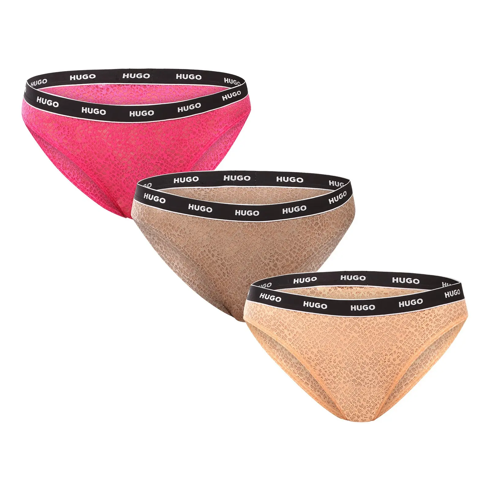 3PACK dámské kalhotky HUGO vícebarevné (50535254 960)