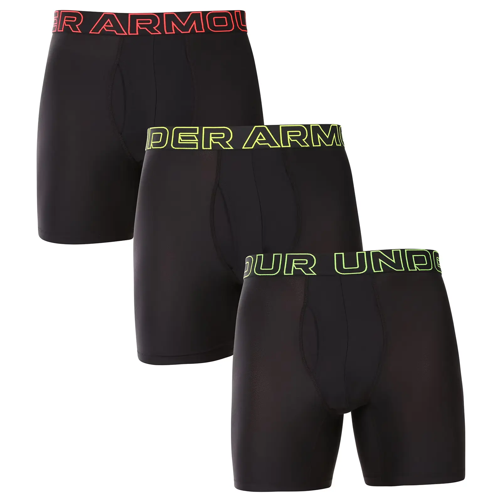 3PACK pánské boxerky Under Armour černé (1383884 005)