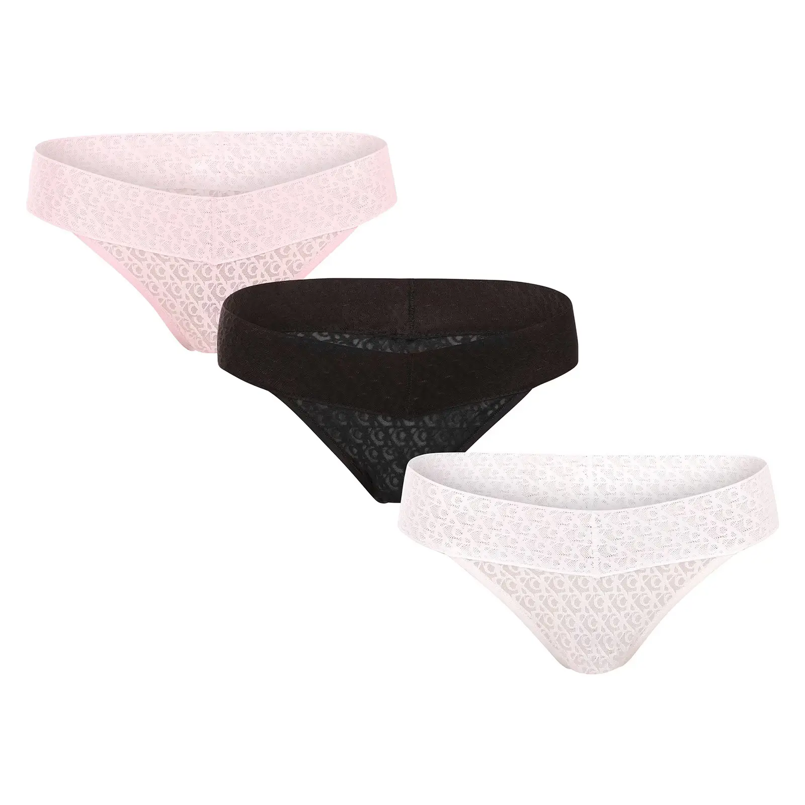 3PACK dámské kalhotky Calvin Klein vícebarevné (QD5305-W5T) 3XL