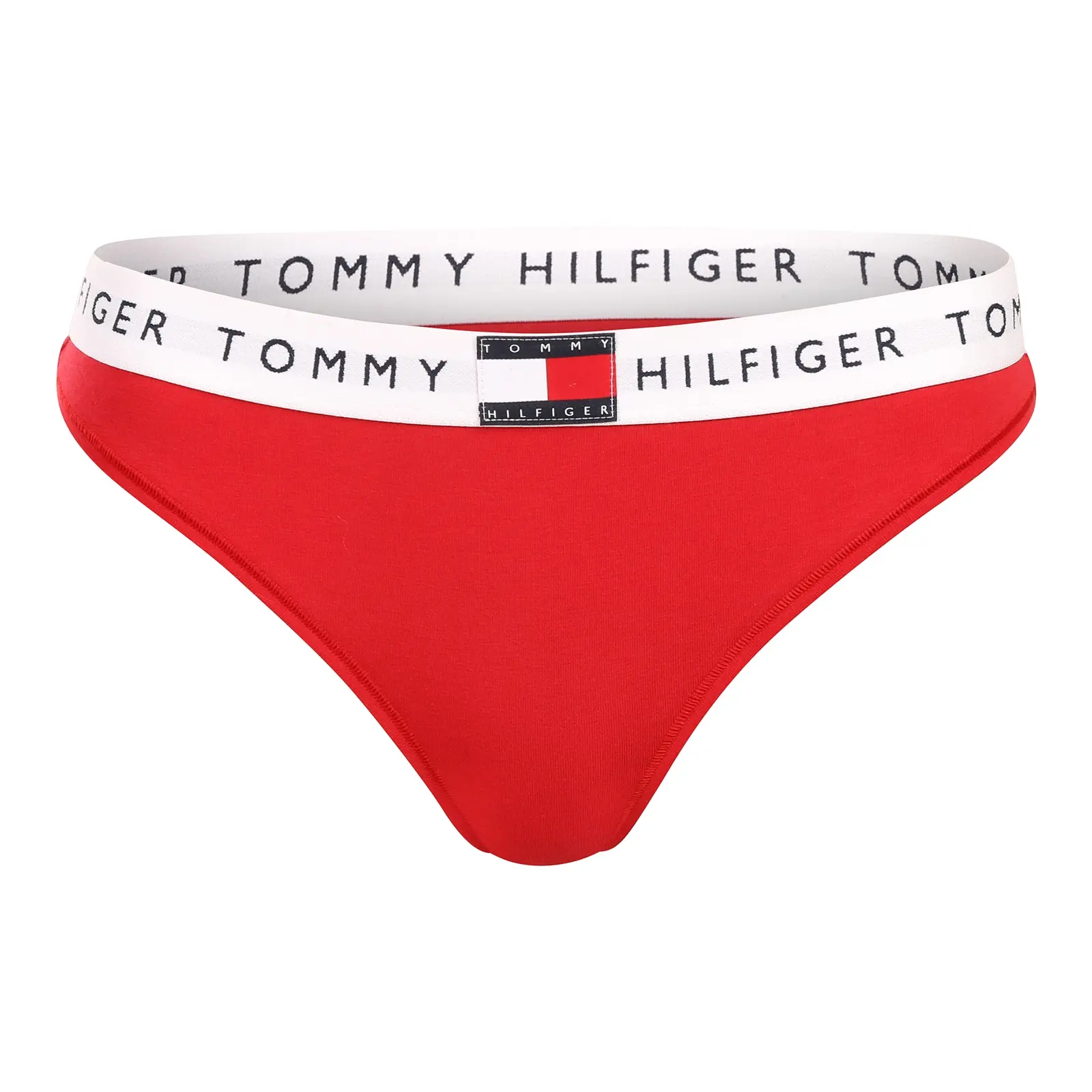Dámská tanga Tommy Hilfiger červená (UW0UW06039 XLG)